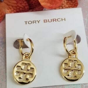 NWOT Tory Burch Goldplated Drop earrings